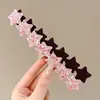 Faixa de cabelo de tricô floral com velcro para mulheres, presilha de franja floral doce, faixa de cabelo para arrumar o cabelo, acessório de cabelo estilo pastoral francês