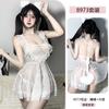 Lencería Sexy Yiyue, Deseo Puro Sexy, Camisón de Encaje Tentación, Con Cordones, Caliente, Uniforme Sin Quitarse, Pijama Transparente 8973