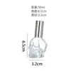 Botella de Perfume Nueva con Forma de Calavera, Botella Vacía, Gama Alta, Estéticamente Agradable, Botella con Atomizador de Niebla Fina Tipo Presión, Botella Recargable para Perfume, Botella de Vidrio