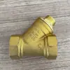 Filtro de Cobre Espesado para Calefacción Doméstica Tubería de Agua Ppr Aire Acondicionado Filtro Tipo Y 1/2 Pulgada 3/4 Pulgada 1 Pulgada Limpieza Sin Desmontaje