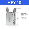 Cilindro Neumático de Dedo Tipo Y HFY10/HFTY16/20/25/32/6 puntos de Apertura y Cierre Pinza Neumática Manipulador de Pinza Pequeña
