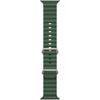 Para Pulseira de Silicone Marinho Apple Apple watch9 Geração ultra1/2 Fita de Silicone Oficial com Fivela Dupla