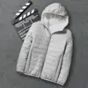 Amazon comercio exterior nueva chaqueta con capucha acolchada de algodón para hombre tendencia moda chaqueta fina acolchada de algodón abrigo venta al por mayor