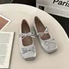 Zapatos Planos Rosas de Satén con Aumento de Altura Interior para Mujer, Zapatos Casuales para Primavera/Verano 2026, Zapatos de Ballet para Combinar con Vestidos, Zapatos de Noche