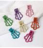 Horquilla de ciruela esmerilada color caramelo de Corea del Sur, corazón de niña, flor, flequillo, clip lateral, clip de temperamento dulce, accesorios para el cabello para mujer