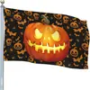 Bandeiras de Halloween para Feriados Transfronteiriços da Amazon Decoração para Exterior e Interior Bandeiras de Poliéster