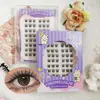 Caja de Regalo para Pestañas Postizas Transfronterizas Empaque de Ocho Filas Yf57 Adecuado para Principiantes y Cosplay Pestañas Postizas de un Solo Grupito Sin Pegamento
