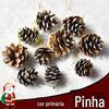 Adorável Casa Decorações de Natal Sacos Pincel Pinha Branca Pinha Cedro Pinha Natal Feriado DIY Fundo Adereços Decorativos