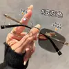 Nuevas Gafas Anti-Luz Azul con Lentes Fotocromáticas Metálicas para Hombre, Gafas Retro Artísticas de Alta Definición O