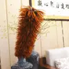 Plumero de Plumas Reales para Eliminar el Polvo, No Suelta Pelusa, para Uso en el Hogar y el Coche, Hecho a Mano, Extensible, Herramienta de Limpieza, Barredor de Polvo, Manta Densa