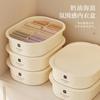 Caja de Almacenamiento para Ropa Interior, Lencería y Calcetines Estilo Crema Plástico Doméstico Armario de Dormitorio Caja de Almacenamiento de Compartimentos para Ropa Tres en Uno