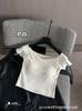 Tops Cálidos de Otoño e Invierno Cepillados de Manga Corta con Ropa Interior de un Hombro con Almohadillas en el Pecho y Hombro Ancho para Usar Debajo, Íntimos Térmicos, Chaleco Exterior