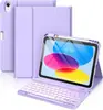Adecuado para Apple iPad A16 Teclado Bluetooth Retroiluminado Funda Protectora Air110.9 Ranura de Carga para Lápiz Funda para Tableta M4