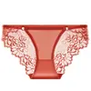 Calcinha Sexy de Renda com Tiras e Fenda Alta Feminina Estilo Fino Estilo Puro Desejo Senhoras Cintura Baixa Corte de Coração Calcinha Triângulo de Cetim