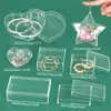 Caixa de Armazenamento de Acessórios de Cabelo Infantil, Presilhas Personalizadas, Presilhas Pequenas, Caixa Plástica, Presilhas de Cabelo, Elásticos de Cabelo, Tiaras, Caixas de Joias