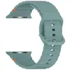 Para Apple iwatch1-10 Generación Correa de Silicona con Hebilla de Color Línea Ondulada Pulsera de Repuesto Ultra