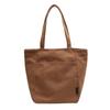 Bolso de Lona Retro de Estilo Japonés de Gran Capacidad para Mujer 2025 Otoño e Invierno Nuevo Estilo Ins Lazy Ruiying Bolso de Hombro Tipo Cubo