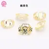 5A Forma de Huevo Amarillo Ganso Circonia Oval Huevo de Paloma Circonia 2*3Mm-13*18Mm Piedra Suelta Wuzhou Gemstone