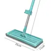 Mop Plano Lavável à Mão, Novo Modelo para Uso Doméstico, Mop Plano Grande Absorvente para Limpeza Fácil, Mop Mãos Livres para Pessoas Preguiçosas