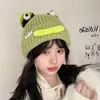 Gorro Divertido de Dibujos Animados para Mujer Boca de Salchicha Lindo Lindo Sudadera Gorro de Invierno para Exteriores Cálido Protección para los Oídos Gorro de Lana Tejido