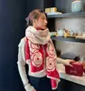 Bufanda para Mujer en Otoño e Invierno, Estilo K, Chal Versátil de Imitación Cachemir Doble Cara, Engrosada y Cálida, Bufanda Grande, Ropa de Abrigo de Moda