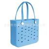 Bolsa de Ombro Transversal Fashion para Exterior, Cesta Portátil de Armazenamento para Viagem e Piquenique, Bolsa Impermeável de EVA com Furos