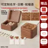 Caja de Colección de Recuerdos de Lanugo de Bebé y Cordón Umbilical Fabricación Conmemoración de los Cien Días y Luna Llena del Recién Nacido Botella de Conservación de Lanugo y Dientes de Bebé