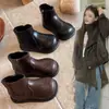 Botas estilo retro Martin para niños, colección otoño 2026, botines de moda para niñas, botines cortos casuales para bebés y niños pequeños, botines de corte bajo