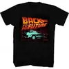 Camiseta de Regreso al Futuro Estampado Gráfico Moda Femenina Hip Hop Ropa Streetwear Manga Corta Camiseta para Mujer Unisex