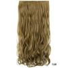 Peruca mulheres longo cabelo cacheado uma peça de alta temperatura seda sem costura peça de extensão de cabelo 5 clip clip peruca de cabelo local de fábrica