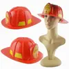 Adereços de Role-playing COS Chapéu de Plástico Engenheiro Capacete de Segurança Contra Incêndio de Obra Chapéu de Bombeiro Acessório de Cabeça