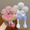Kuromi Trasero Scrunchie de Flores para Niños para Niñas Lindo Lazo para Moño Accesorio para el Cabello