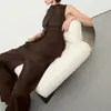 Chaleco de Algodón y Lino Traje Chaleco para Mujer 2025 Nuevo Top sin Mangas de Cuello Redondo Pantalones Anchos Sueltos Conjunto de Dos Piezas para Viajar