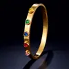 Pulsera trenzada de acero inoxidable con hebilla de herradura estilo europeo y americano, simple y moderna, pulsera ajustable de acero de titanio, pulsera de alambre de acero