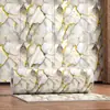 Adesivos de Parede Dourados Papel de Parede Decorativo para Parede de Fundo de TV Painéis de Parede Autoadesivos à Prova d'Água e de Umidade Adesivos de Azulejo Imitação de Mármore