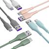 Cable de carga personalizado tipo C 2.4A para teléfono móvil, carga rápida de 60 W para Xiaomi Mi 13, Huawei P50, cable de datos para Apple 15.
