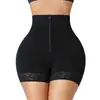 Calça Europeia e Americana Popular de Zíper de Cintura Alta Levanta Bumbum Modeladora Controle de Barriga Ajuste na Cintura Esportiva Fitness Realçadora de Quadril Levanta Bumbum
