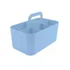 Caixa de armazenamento portátil de mesa com múltiplos compartimentos, multifuncional, empilhável, para organizar cosméticos, material de escritório e ferramentas