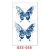 Nuevas Calcomanías para Tatuaje de Jugo de Hierbas Bofeng Semi-Permanentes Duraderas Impermeables Tatuajes Pequeños de Imagen Cola de Pez Mariposa