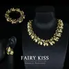Estilo de Corte Francés Flores Biónicas Exquisito Traje de Joyería Pequeña Moda para el Trabajo Galvanizado Oro Real Sentido del Diseño Joyería