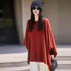 2025 Novo Estilo Xale Top Externo, Tricô Elegante com Gola Uma Linha, Tricô de Gola Alta tipo Capa, Blusa Externa