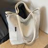 Bolso de Pana para Mujer, Gran Capacidad, Nuevo Estilo Otoño 2026, Bolso de Hombro Cruzado Versátil, Bolso Tote de Alta Gama para Viajes Diarios