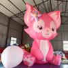 Inflable de dibujos animados modelo inflable personalizado Conejo de Jade panda Pato Keda sentado en el suelo oso pardo creativo centro comercial Meichen decoración