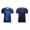 Venta directa de fábrica: Camisetas de entrenamiento para competición de bádminton y tenis de mesa para niños y adultos, ligeras, de manga corta, hechas a medida para el verano