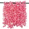 18 Flores de Cerejeira Artificiais em Ramo com 135 Flores, Tecido de Seda e Flores Artificiais de Plástico, Penduráveis para Decoração de Teto