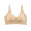 Sujetador de soporte suave con banda de gel de plástico para realzar el busto para mujeres con busto grande, estilo adelgazante y fino, talla grande, cobertura lateral del pecho