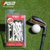 Tee de golf PGM con 10 pines oblicuos y flecha de puntería, tee de madera de 83 mm, tee largo, 20 unidades/caja
