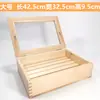 Caja de Madera para Sashimi Estilo Japonés, Caja de Exhibición para Yakitori, Sushi de Erizo de Mar, Plato de Carne, Plato de Pescado con Tapa, Contenedores y Utensilios para Alimentos