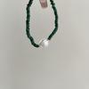 Pulseira de barco de pedra natural retrô chinesa para mulheres, pulseira de nicho de pérolas grandes empilhadas, design de pulseira, outono e inverno