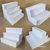 Gabinete de Isla con Forma de Escalón, Estante con Forma de Escalera, Estante de Almacenamiento, Gabinete para Flores y Regalos, Zapatero de Múltiples Niveles, Vitrina para Cosméticos